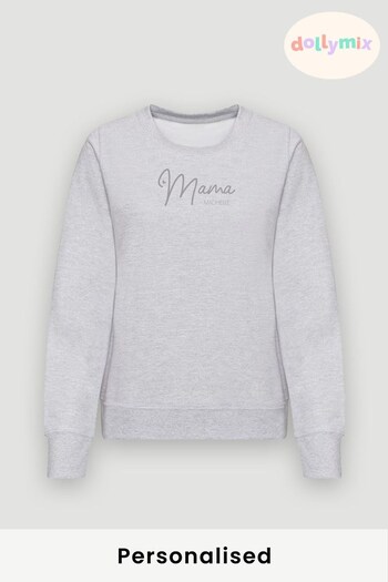 Personalised Mama Logo Sweatshirt by Dollymix (P96626) | £34