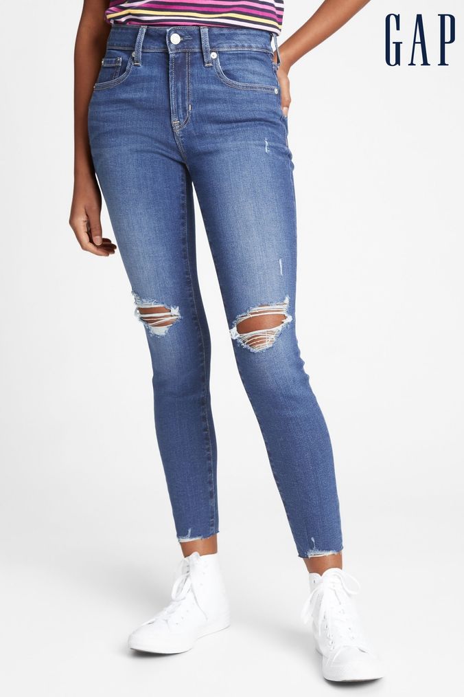 Cropped top jeggings next
