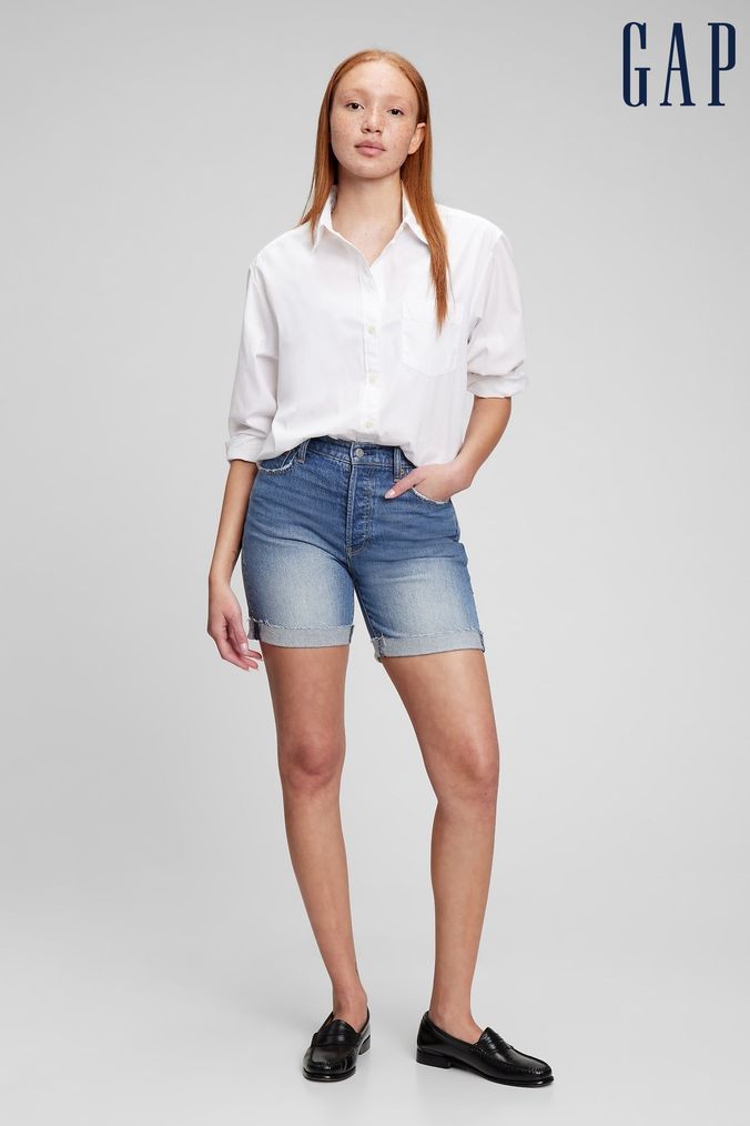 Buy Women s Blue Gap Shorts Online Next UK