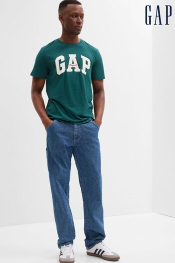 Gap Green Logo Crew Neck Short Sleeve T-Shirt (P96936) | £16