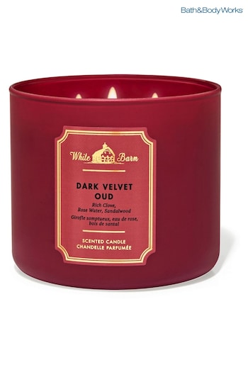 Bath & Body Works Dark Velvet Oud Midnight Blue Citrus 3-Wick Candle 14.5 oz / 411 g (P97019) | £19.50