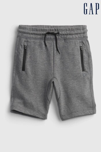 Gap Grey Pull On Zip Pocket Jogger Shorts (P97491) | £10