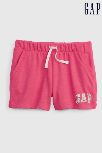Gap Pink Pull On Logo Shorts cut-out (P97572) | £12