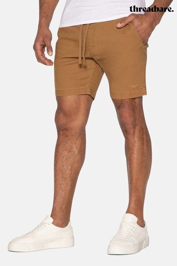 Threadbare Camel Pull On Cotton Chino Shorts (P98416) | £19