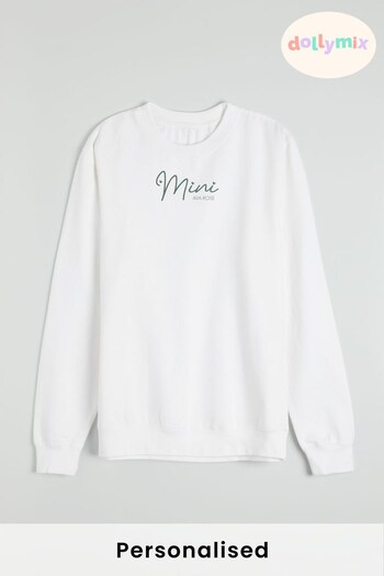 Personalised Mini Me Logo Sweatshirt by Dollymix (P98448) | £22