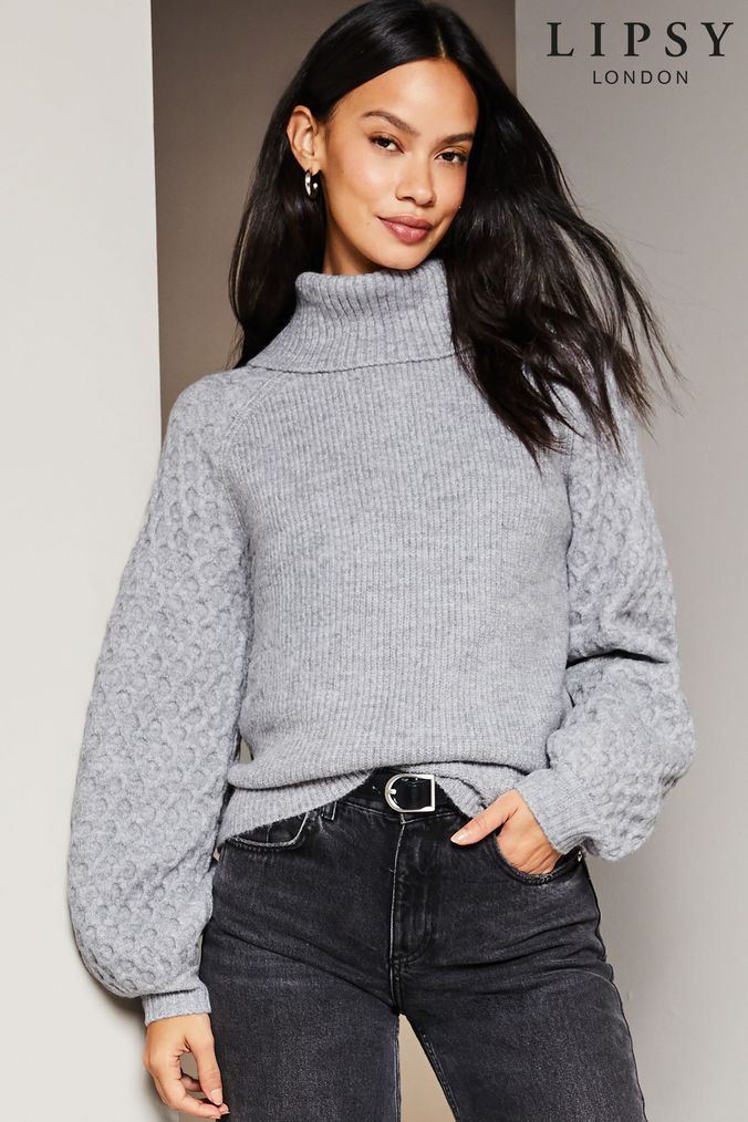 Buy Women's Jumpers Pink Roll Neck Knitwear Online | Next UK