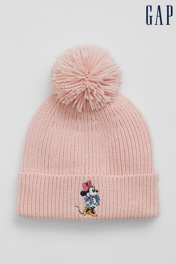 Gap Pink Toddlers Disney Minnie Mouse Pom Beanie (P98826) | £15