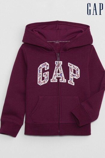 Gap Purple Logo Print Zip Up Hoodie (P98944) | £24