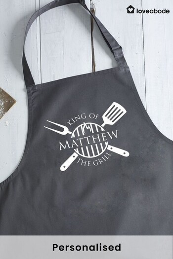 Personalised King or Queen Apron by Loveabode (P99009) | £21