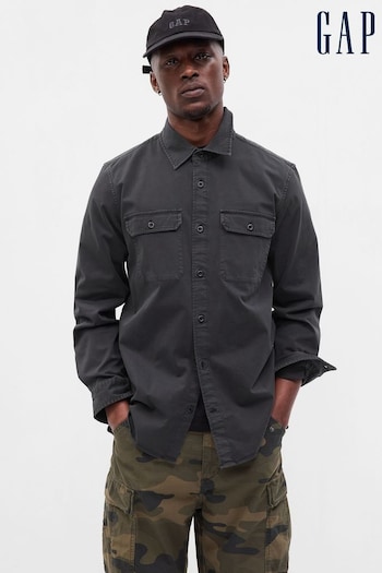 Gap Black Two-Pocket Utility Shirt (P99233) | £55