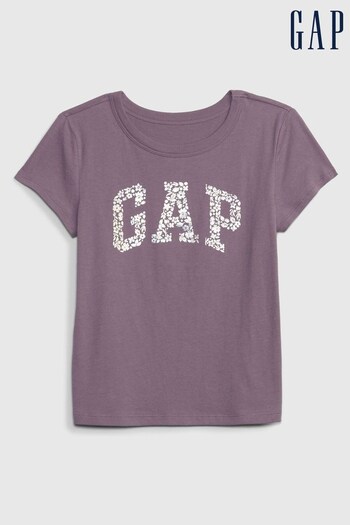 Gap Purple Organic Cotton Crew Neck T-Shirt (P99238) | £10
