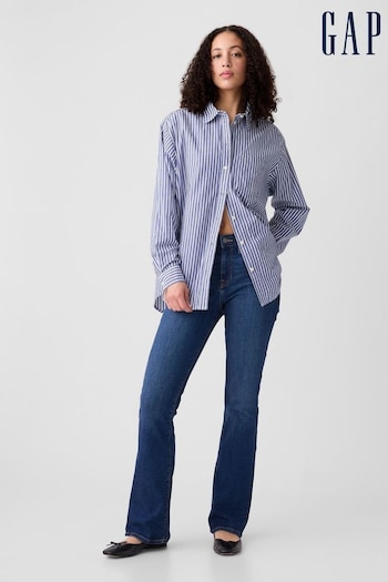 Gap Blue Bootcut Stretch Mid Rise Jeans Celena (P99469) | £45
