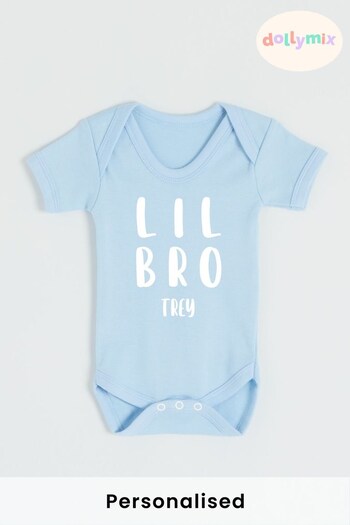 Personalised Lil Sibling Bodysuit by Dollymix (P99615) | £14