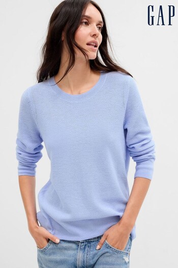 Gap Red Relaxed Long Sleeve Crew Neck Jumper (P99623) | £30