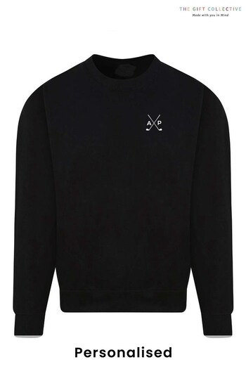 Personalied Golf Club Polo Sweatshirt by The Gift Collective (P99843) | £28