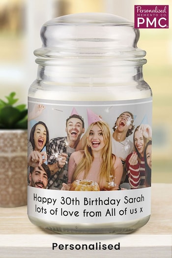 Personalised Photo Upload Candle Jar by PMC (Q01088) | £20