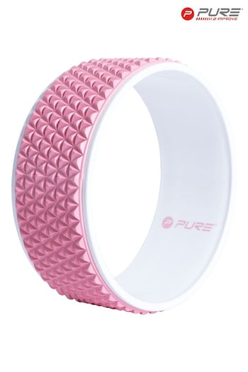 Pure 2 Improve Pink/White Yoga Wheel (Q01873) | £35