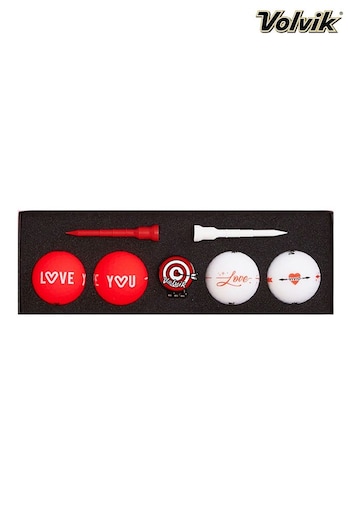 Brand Fusion Natural Vivid Limited Edition Love Pack  4 Golf Balls, Ball Marker & Tees (Q01945) | £22