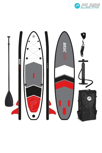 Pure 4 Fun White Inflatable Stand Up Paddle Board 320  Variety Of Complete Sets with Pump, Patch Tool, Foot Lead, Adjustable Paddle and (Q01953) | £390