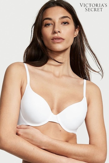 Victoria's Secret White Smooth Lightly Lined Full Cup T-Shirt Bra (Q02583) | £35