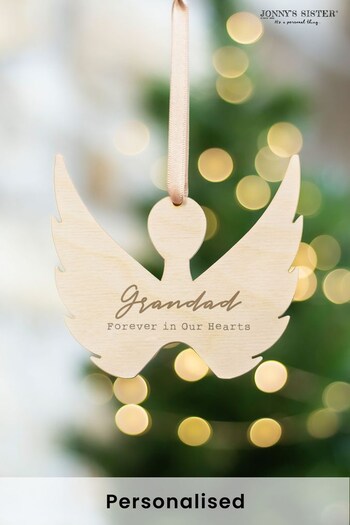 Personalised Memorial Christmas Tree Decoration by Jonny's Sister (Q03196) | £12