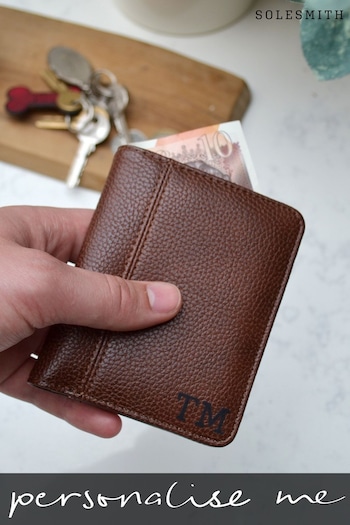 Personalised Men's Wallet by Solesmith (Q03396) | £24
