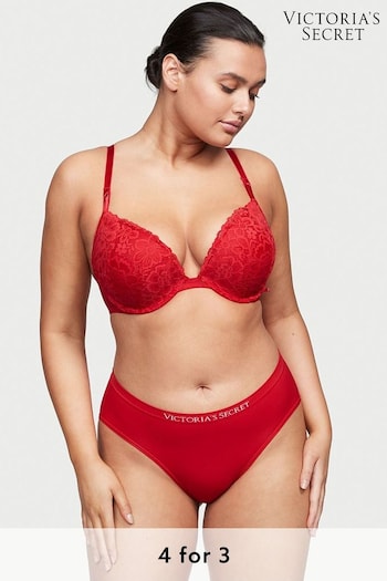 Victoria's Secret Lipstick Red Hipster Seamless Logo Knickers (Q03516) | £9