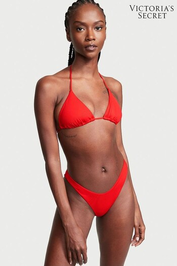 Victoria's Secret Flame Rib Red Brazilian Bikini Bottom (Q03795) | £26