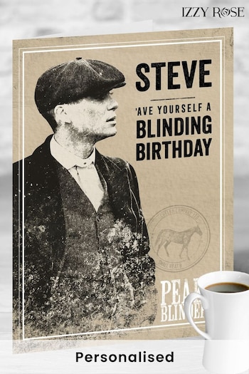 Personalised Peaky Blinders Giant A3 Card by Izzy Rose (Q04079) | £10