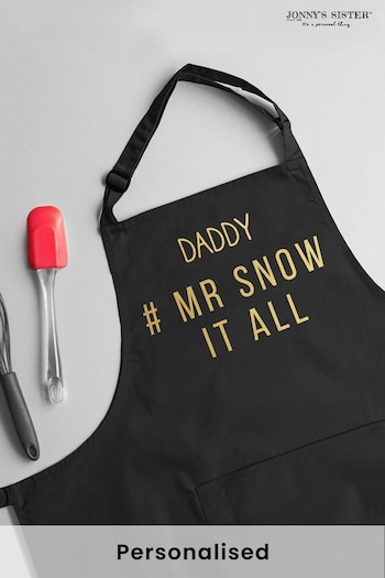 Personalised Christmas Adult Apron by Jonny's Sister (Q04174) | £24
