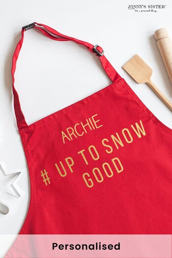 Personalised Christmas Adult Apron by Jonny's Sister (Q04175) | £24