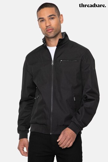 Threadbare Black Harrington Jacket (Q04429) | £45