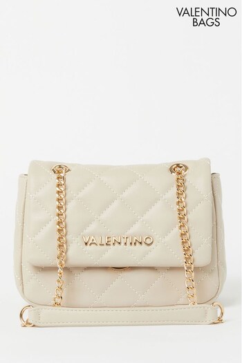 Valentino Bags White Ecru Ocarina Small Cross Bag (Q06233) | £115