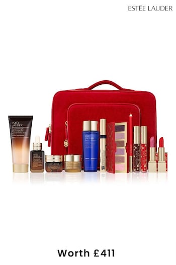 Estée Lauder Blockbuster Makeup & Skincare Gift Set (Worth £411) (Q06786) | £85