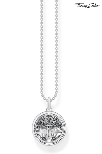 Thomas Sabo Silver Tree of Love Necklace (Q06905) | £98