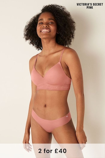 Victoria's Secret PINK French Rose Pink Smooth Lightly Lined Non Wired T-Shirt Bra (Q09458) | £29