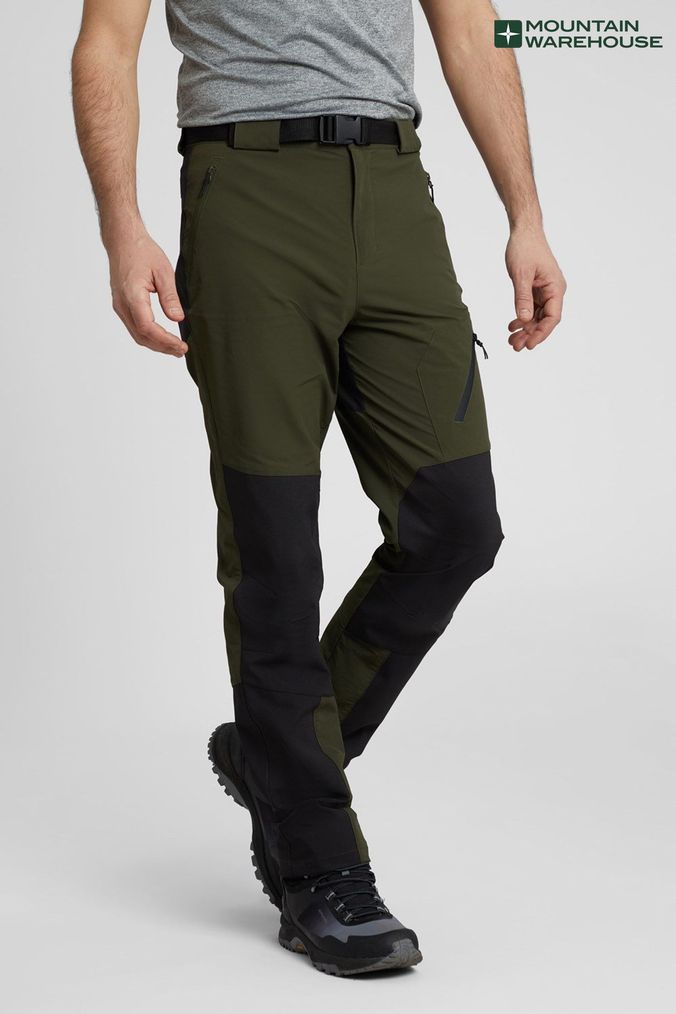Mens plus size outlet walking trousers