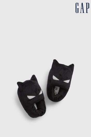 Gap Black DC Cozy Batman Slippers (Q10600) | £25