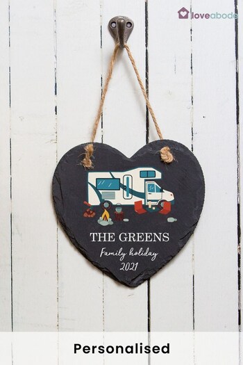 Personalised Motor Home Sign Slate Sign by Loveabode (Q10729) | £17
