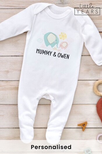 Personalised Mummy & Me Sleepsuit by Little Years (Q10755) | £14