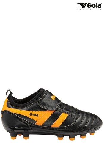 Gola Black Kids' Ceptor MLD QF Quick Fasten Football Boots (Q11300) | £50