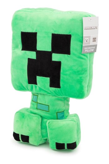 Jay Franco Green Minecraft Character Shaped Pillow Cushion (Q12038) | £17