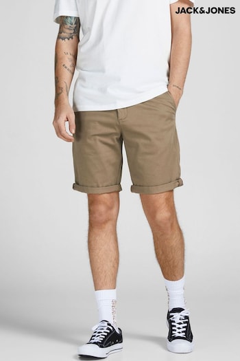 Jack & Jones Beige Loose Fit Chino Shorts (Q12315) | £28