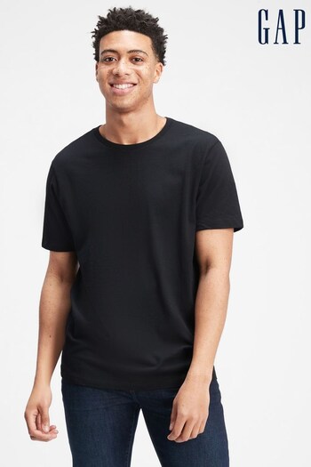 Gap Black Everyday Short Sleeve Crew Neck T-Shirt (Q13395) | £10