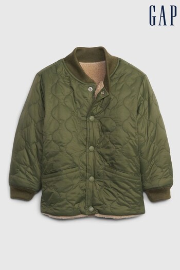 Gap Green Recycled Nylon Reversible Jacket (Q13829) | £40