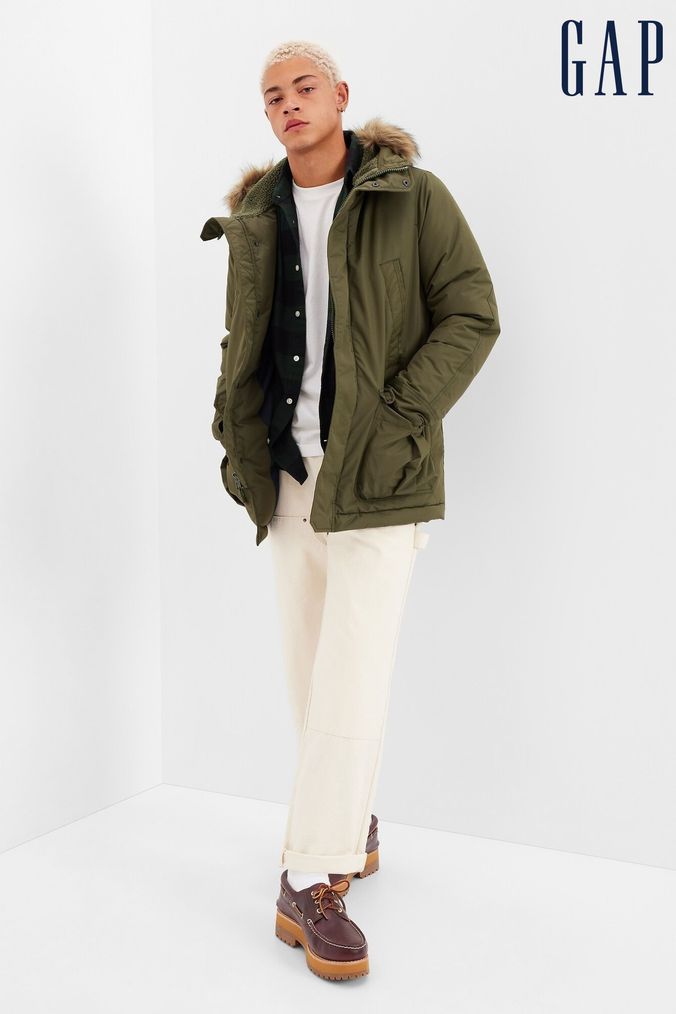 Buy Men s Zip Through Gap Coatsandjackets Online Next UK