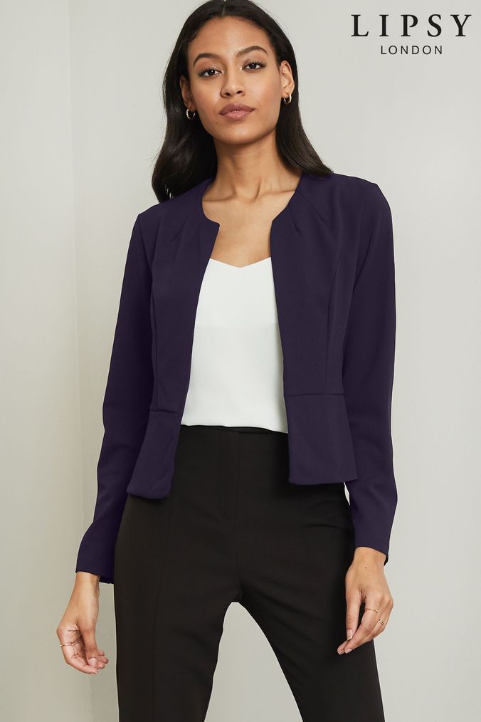 Ladies blue top blazer uk