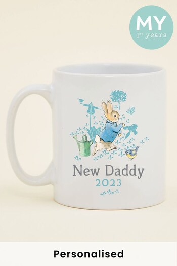 Personalised Peter Rabbit New Daddy 2023 Mug by My 1st Years (Q15023) | £12