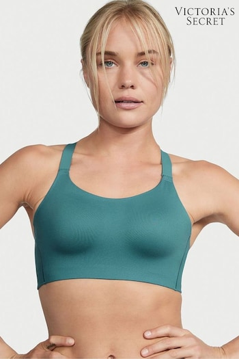 Victoria's Secret French Sage Blue Smooth Lightly Lined Wired High Impact Sports Bra (Q15091) | £45