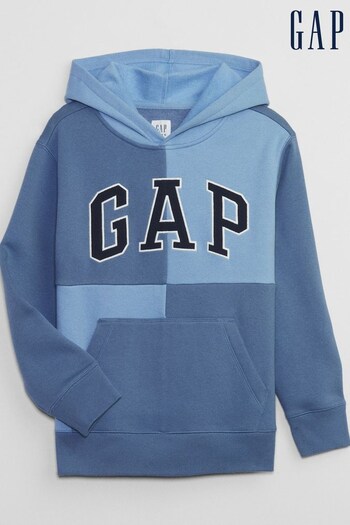 Gap Blue Logo Colourblock Long Sleeve Hoodie (Q15196) | £25